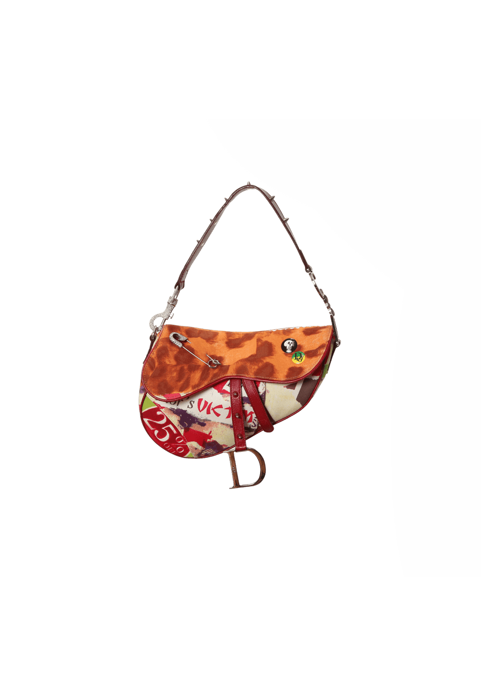 ら*送様 Christian Dior Bolsa Christian Dior Limited Edition Victim Crystal Saddle