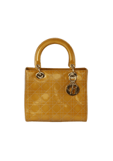 STITCH PATENT LADY DIOR MEDIUM