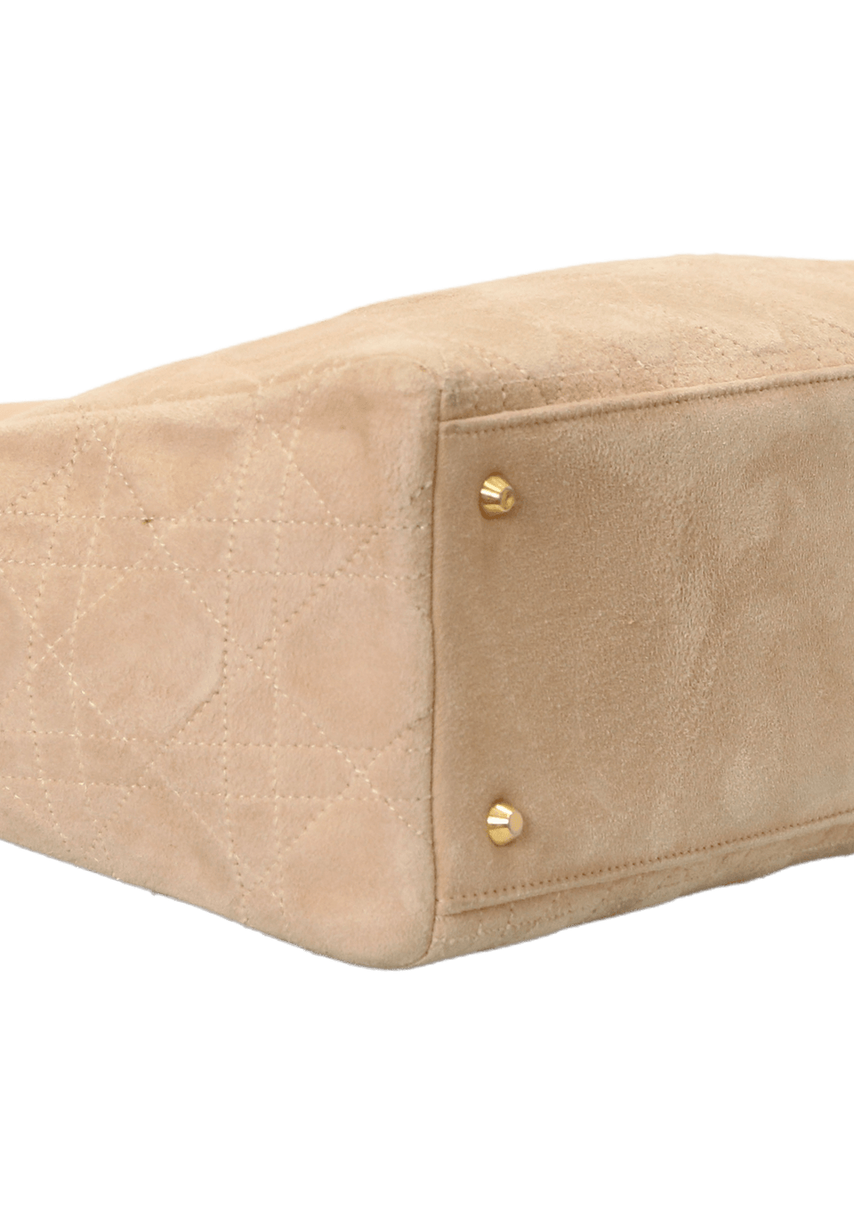 Bolsa Christian Dior Medium Suede Lady Dior Rosa Original – Gringa