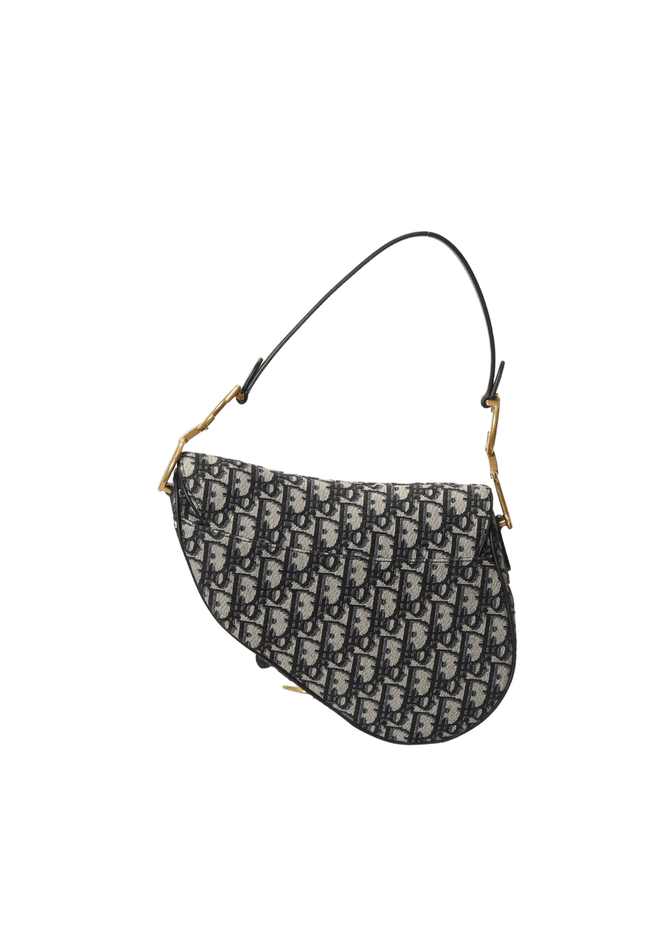 Bolsa Christian Dior Oblique Saddle Bag Azul Original – Gringa