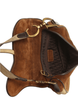 PONY HAIR SADDLE BAG