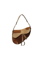 PONY HAIR SADDLE BAG