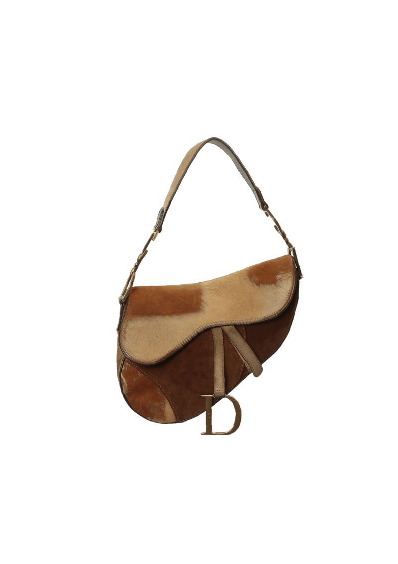 PONY HAIR SADDLE BAG