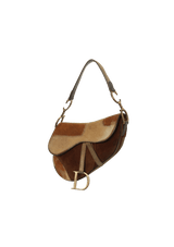 PONY HAIR SADDLE BAG