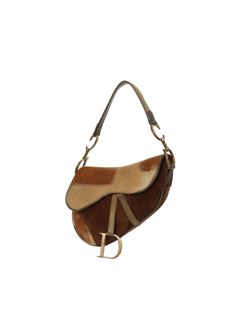 PONY HAIR SADDLE BAG