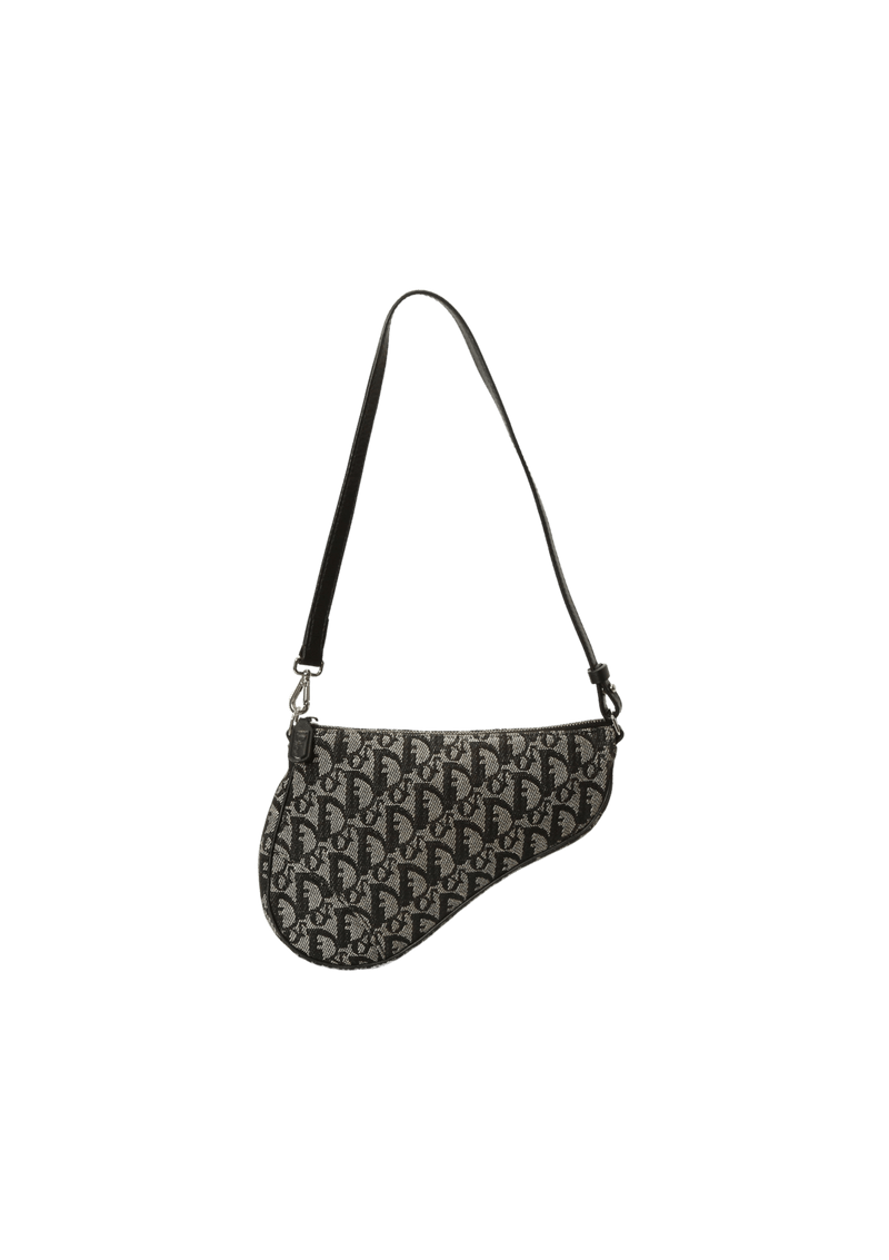 Bolsa Christian Dior Vintage Diorissimo Saddle Preta Original Gringa