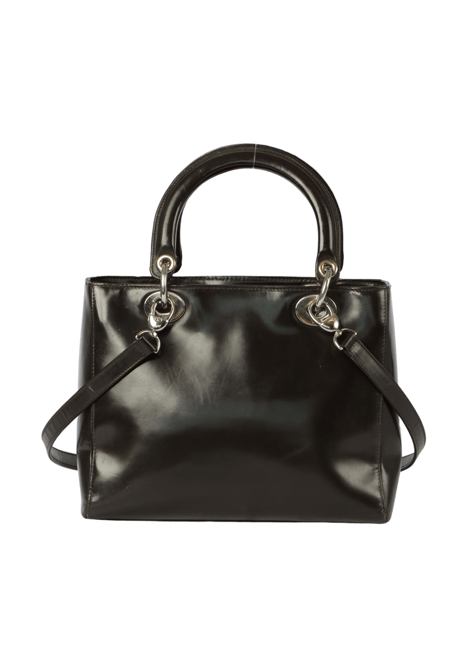 VINTAGE PATENT LADY DIOR MEDIUM