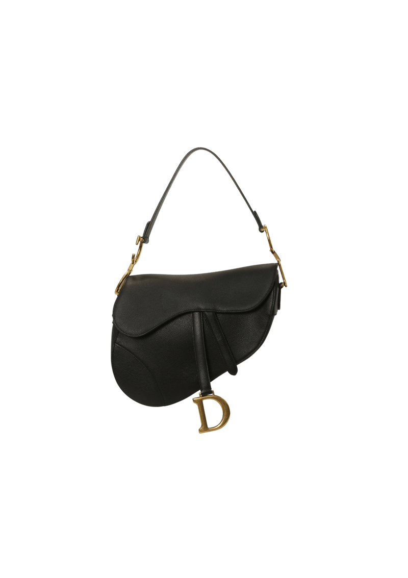 LEATHER SADDLE BAG + STRAP