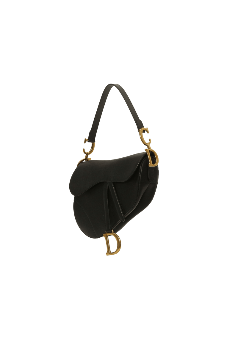 LEATHER SADDLE BAG + STRAP