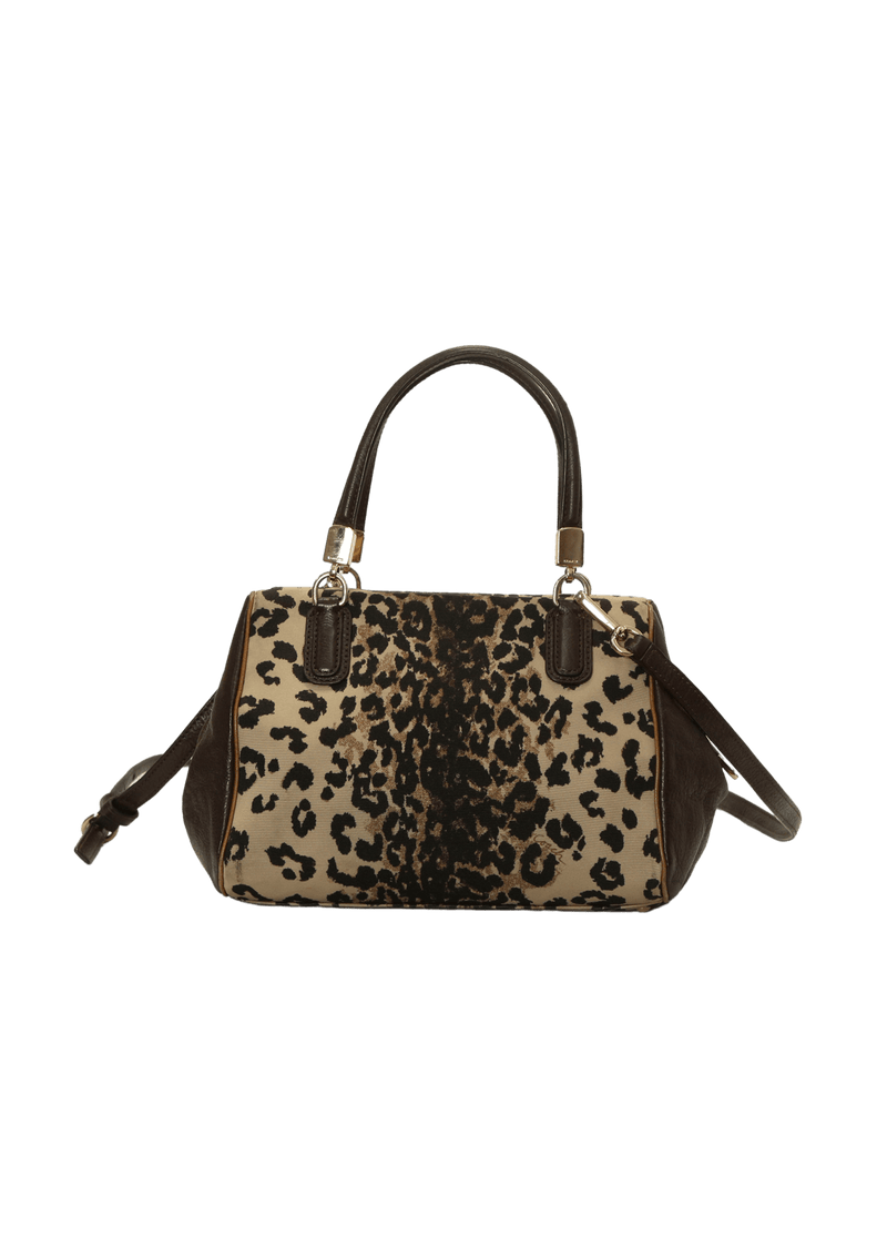 ANIMAL PRINT HANDLE BAG