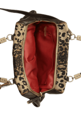 ANIMAL PRINT HANDLE BAG