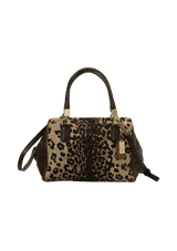 ANIMAL PRINT HANDLE BAG