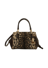 ANIMAL PRINT HANDLE BAG