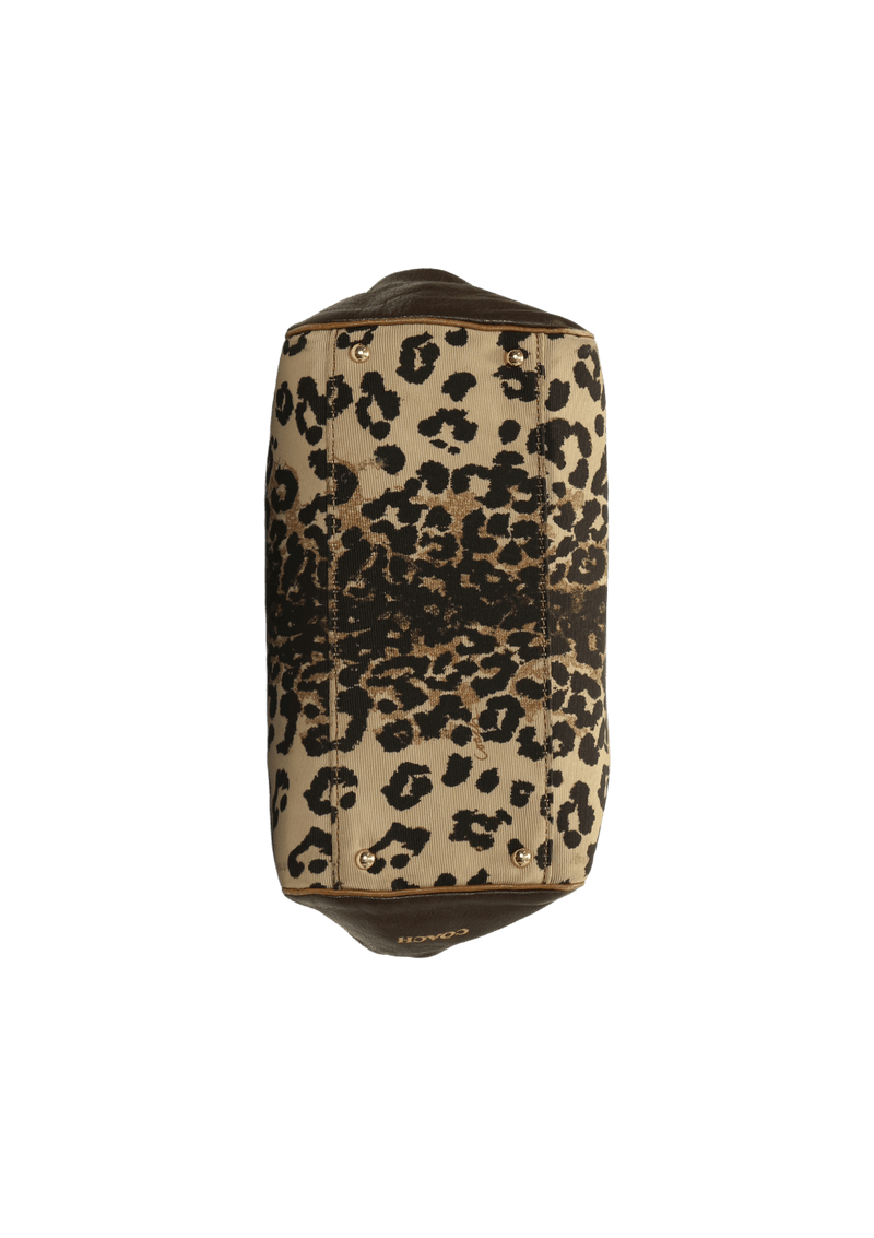 ANIMAL PRINT HANDLE BAG