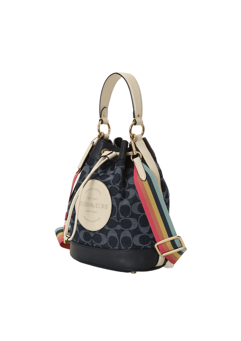 DEMPSEY DRAWSTRING BUCKET BAG