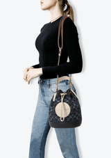 DEMPSEY DRAWSTRING BUCKET BAG