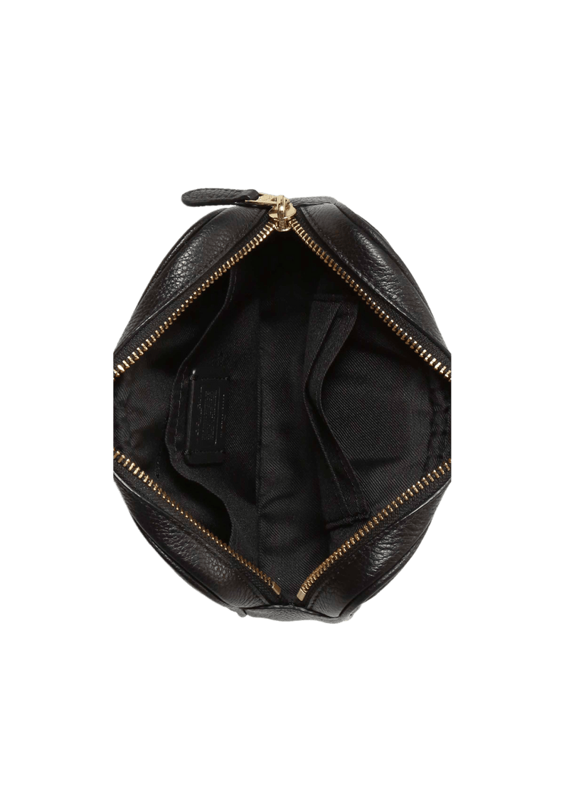 GRAINED LEATHER CROSSBODY