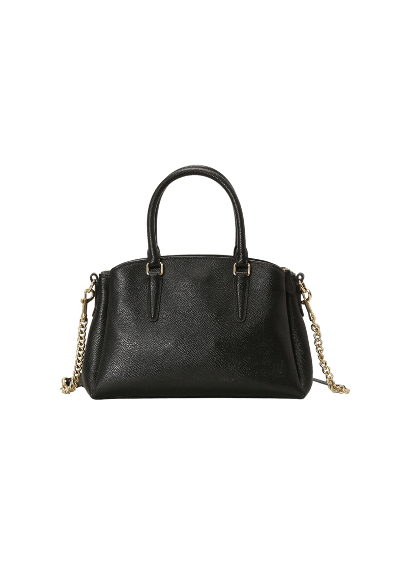 GRAINED LEATHER SATCHEL