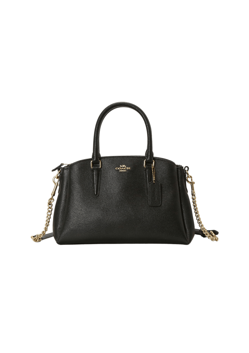 GRAINED LEATHER SATCHEL