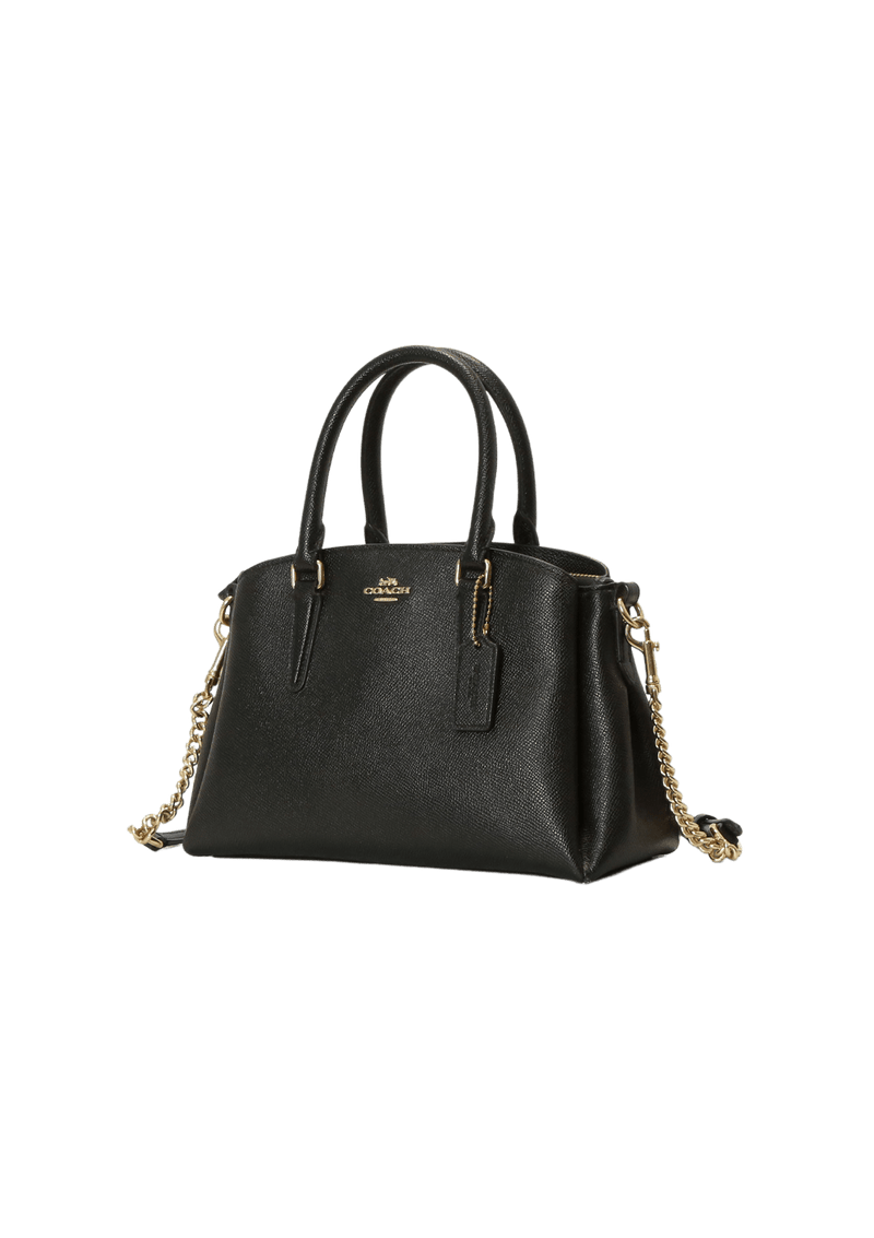 GRAINED LEATHER SATCHEL