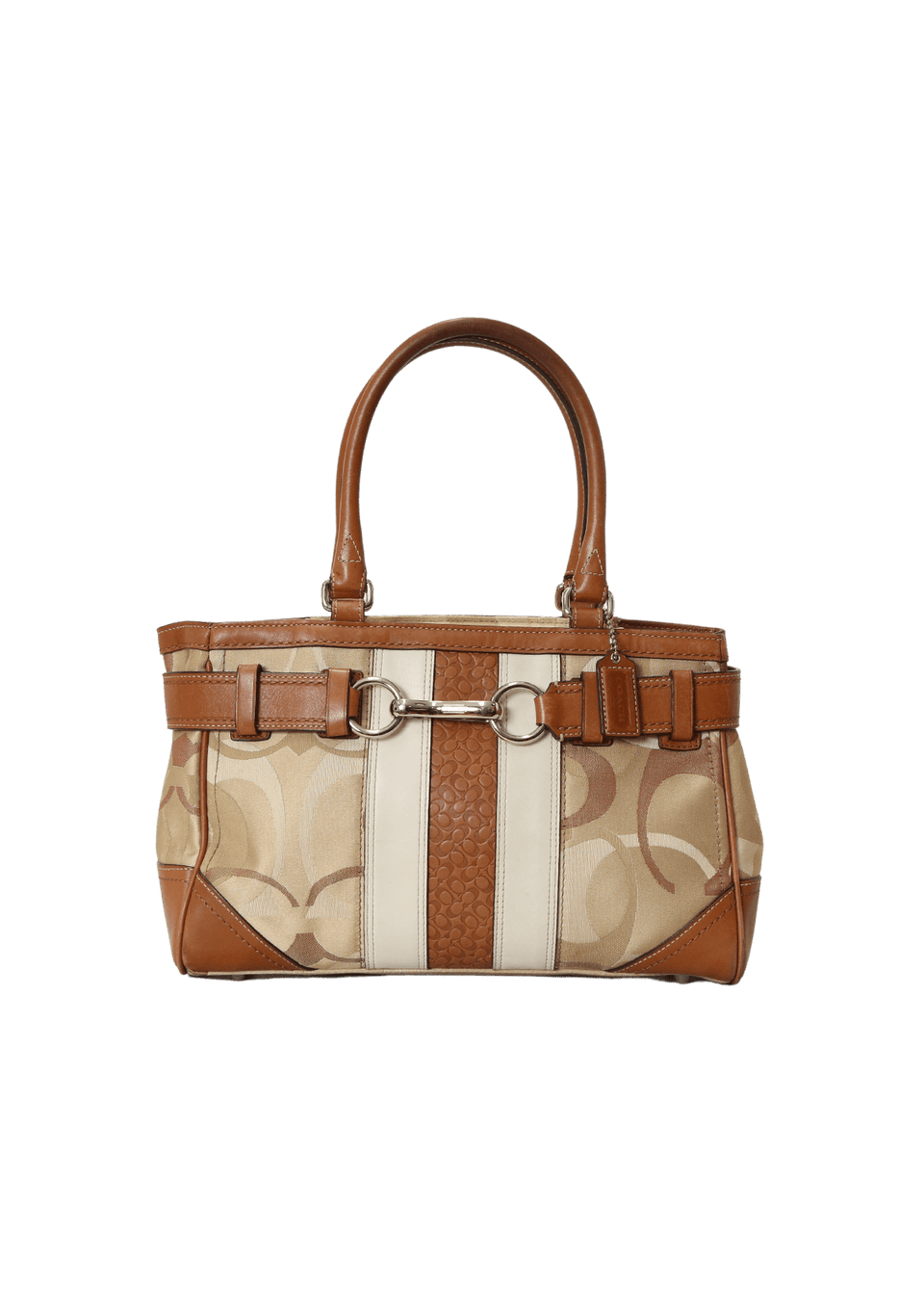 バッグ COACH Hamptons llic Optic Mini Rare Bolsa Coach Hampton Optic Signature Bag Marrom Original – Gringa