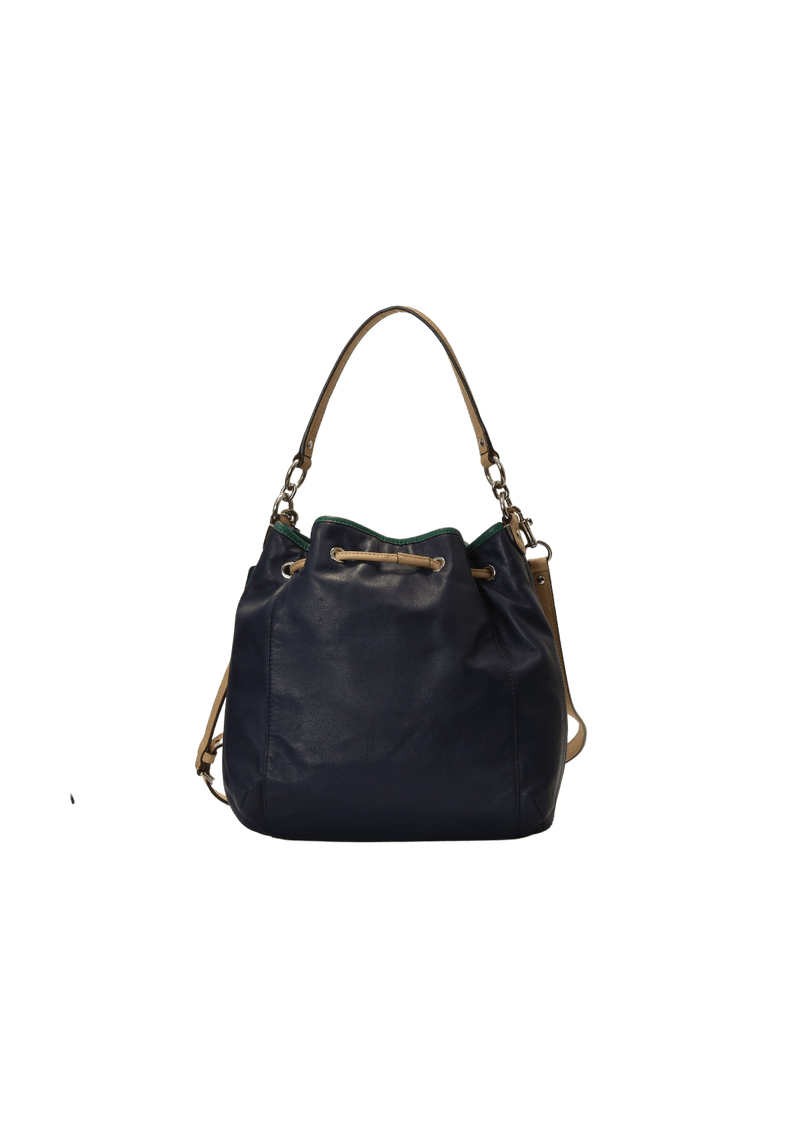 LEATHER BUCKET BAG