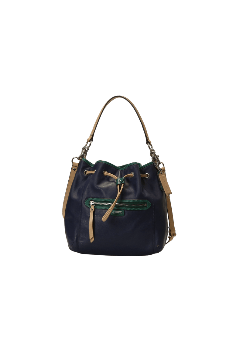 LEATHER BUCKET BAG