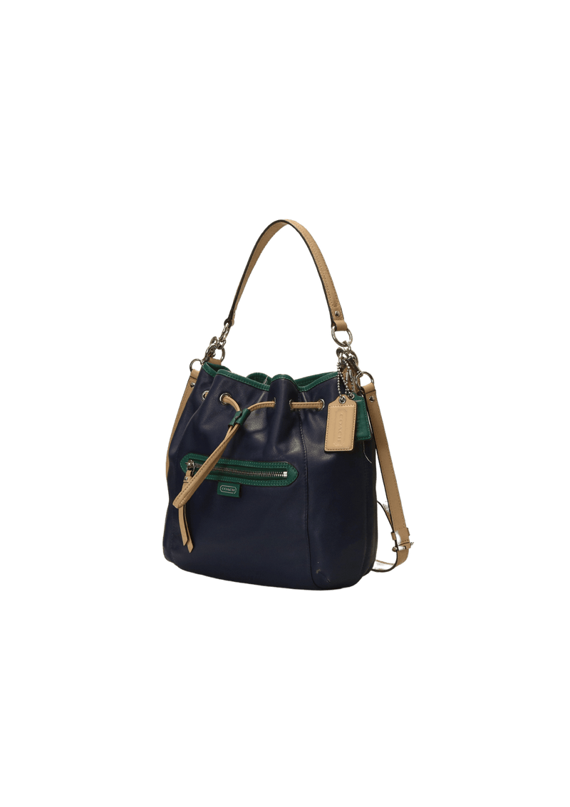 LEATHER BUCKET BAG