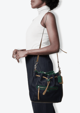 LEATHER BUCKET BAG