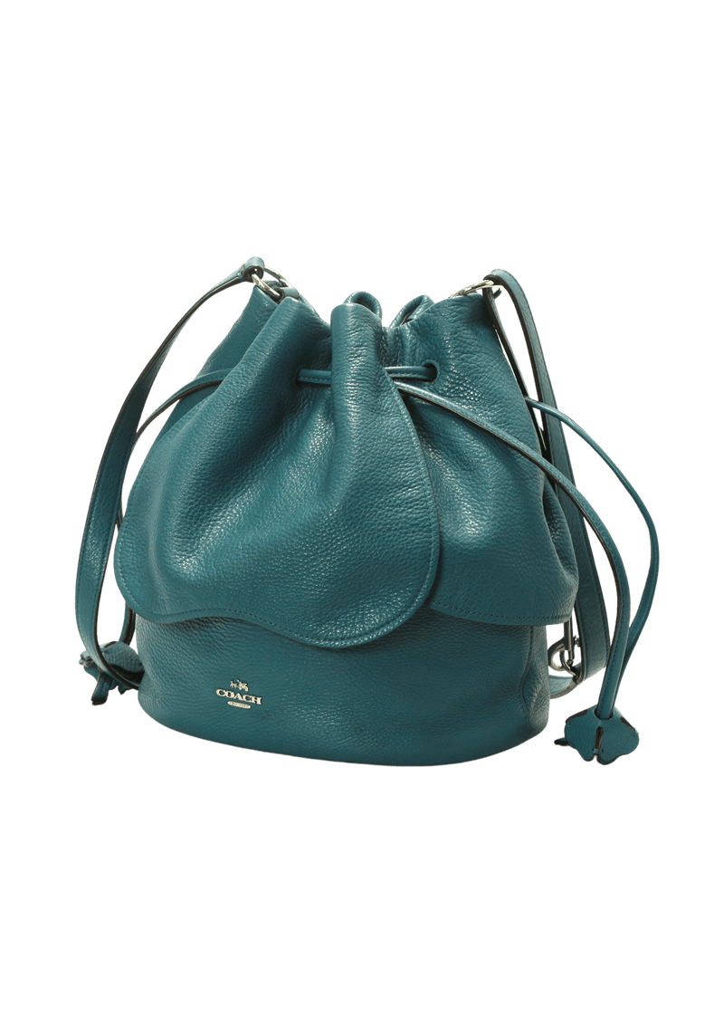 LEATHER BUCKET BAG