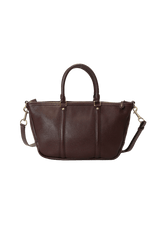 LEATHER CENTRAL SATCHEL