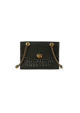 LEATHER CHAIN-LINK BAG