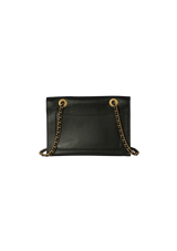 LEATHER CHAIN-LINK BAG