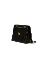 LEATHER CHAIN-LINK BAG