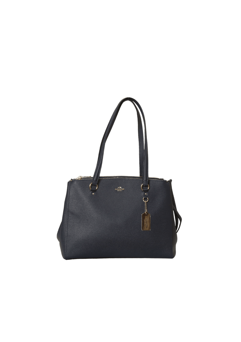 LEATHER CHRISTIE CARRYALL SATCHEL