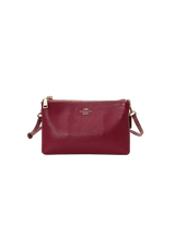 LEATHER DOUBLE ZIP BAG