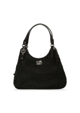 LEATHER GAUFFRE BAG