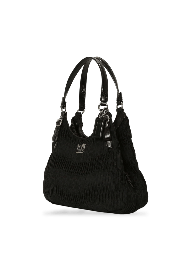 LEATHER GAUFFRE BAG