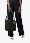 LEATHER HOBO BAG