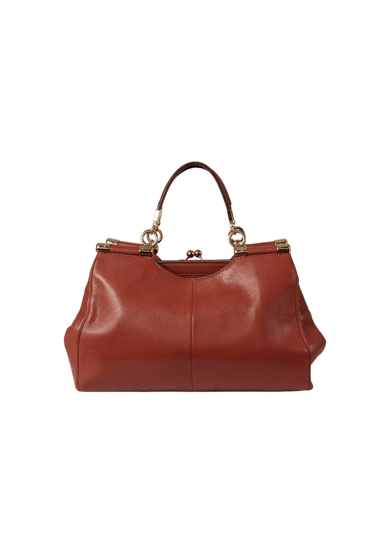 LEATHER SATCHEL BAG