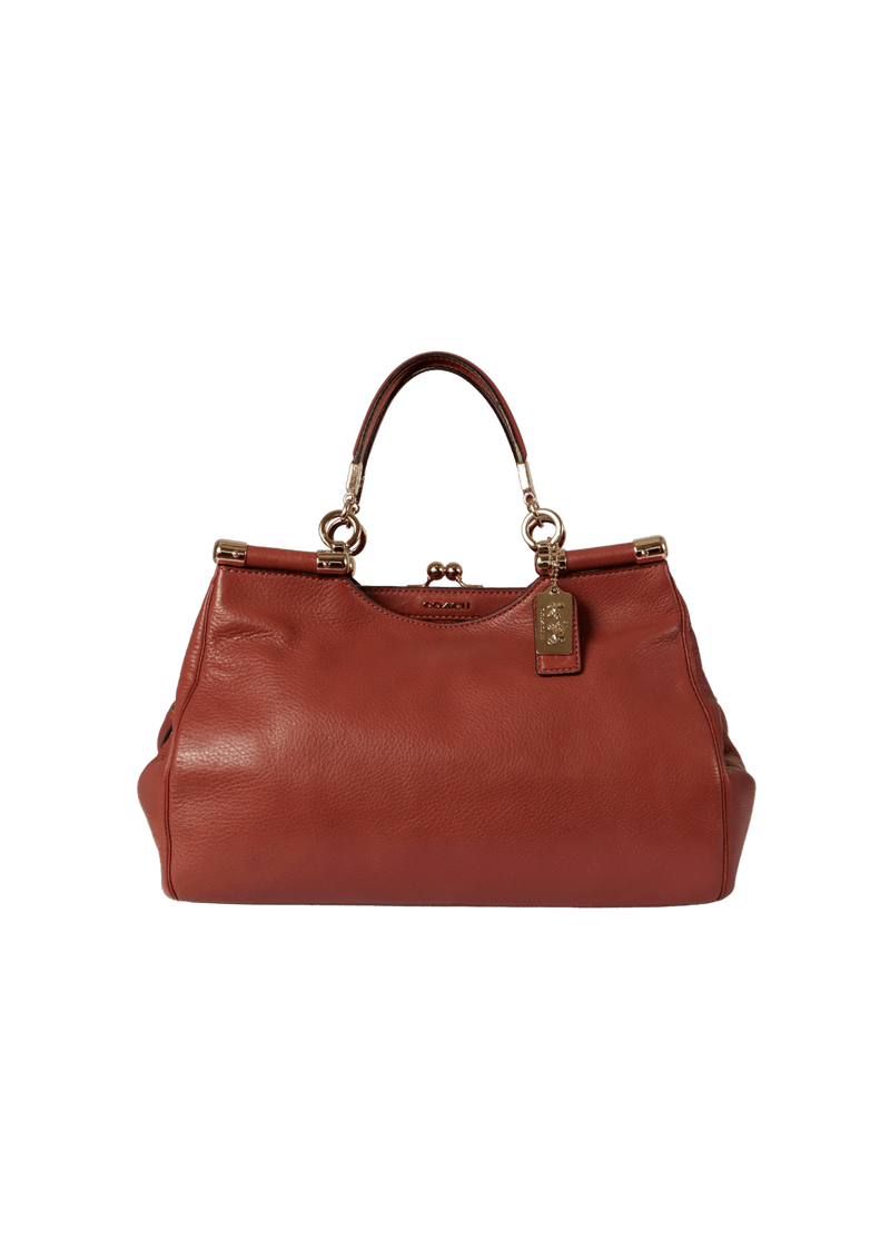 LEATHER SATCHEL BAG