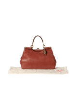 LEATHER SATCHEL BAG