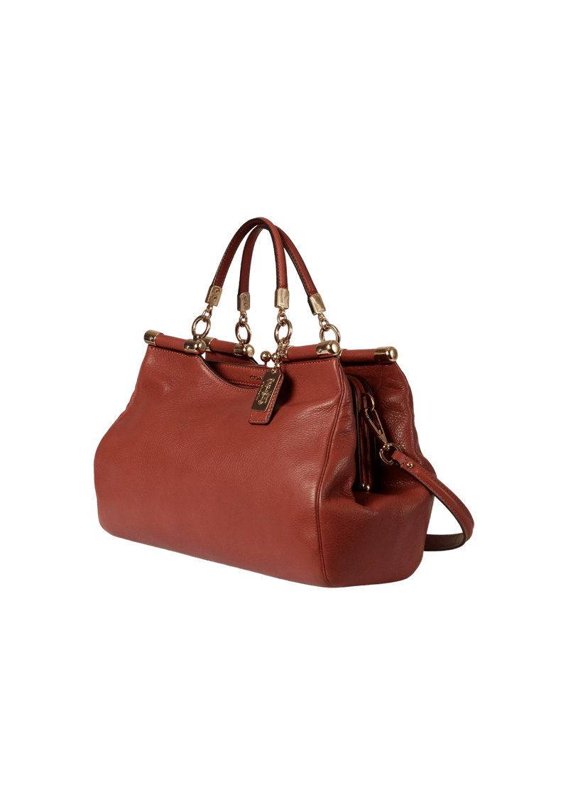 LEATHER SATCHEL BAG