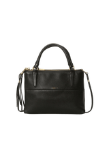 LEATHER THREE ZIP BAG