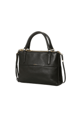 LEATHER THREE ZIP BAG