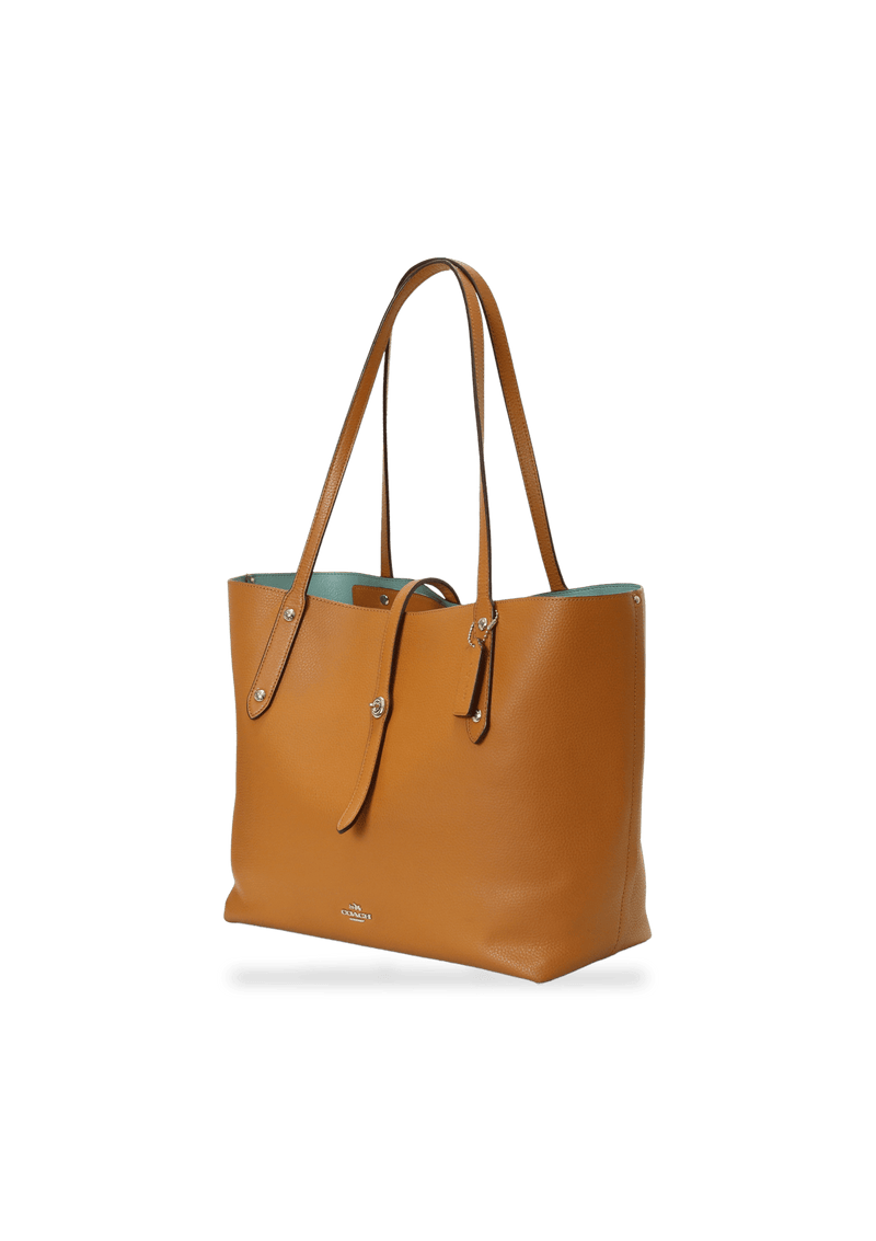 Coach market sale tote saddle