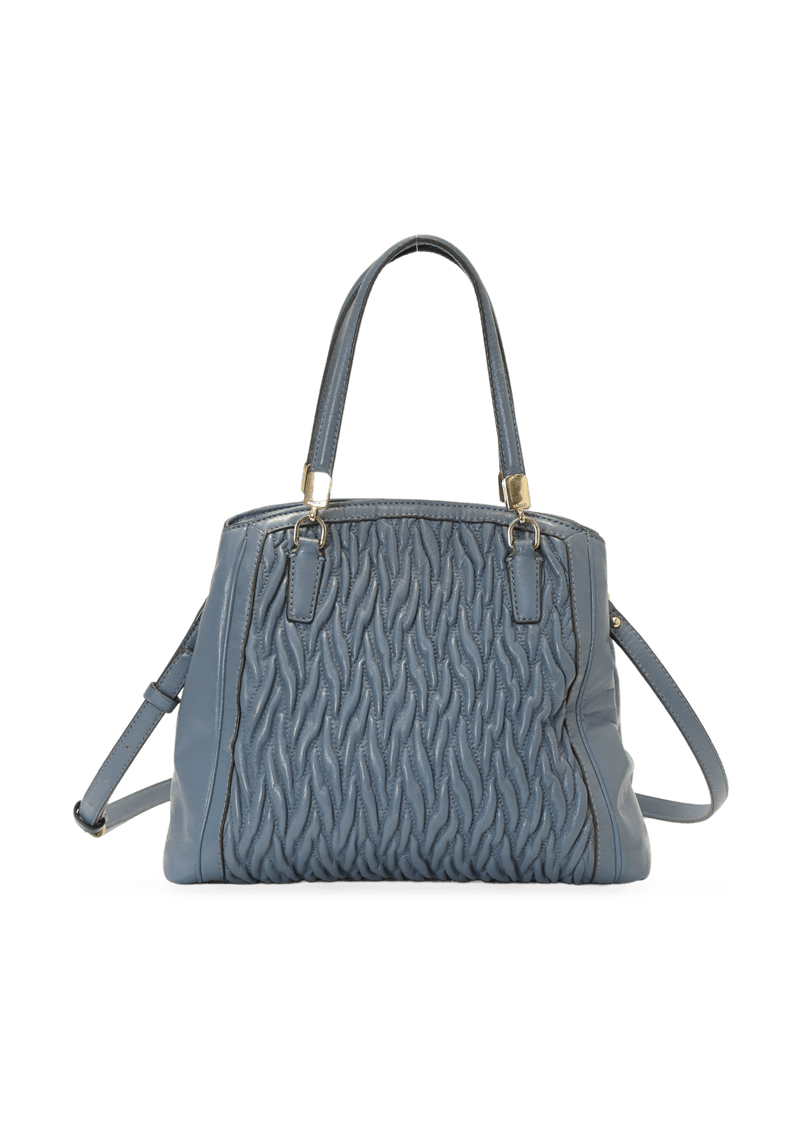 MATELASSE SATCHEL