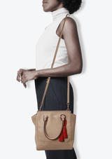 PERFORATED MINI TANNER BAG