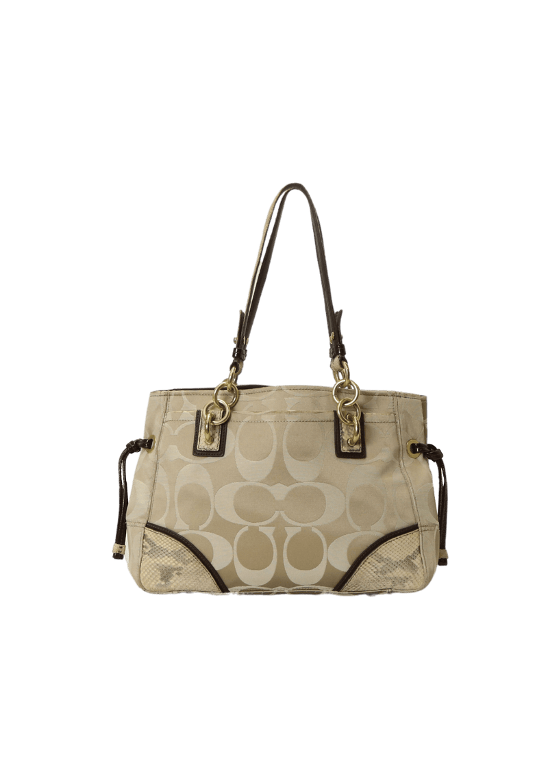 SIGNATURE CANVAS BAG