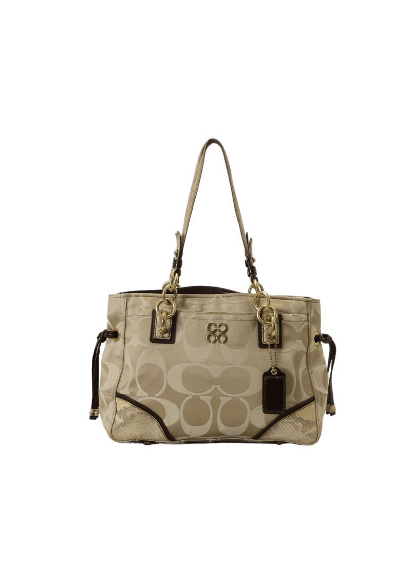 SIGNATURE CANVAS BAG